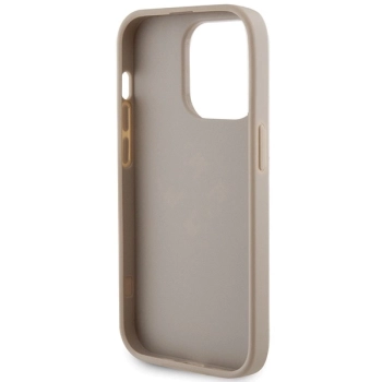 Etui Guess Perforated 4G Glitter na iPhone 15 Pro Max - złote