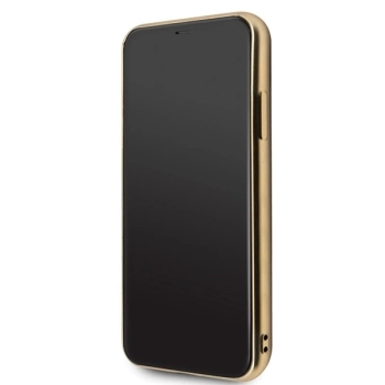 Etui Guess Glow in the Dark Sand Matte na iPhone 11 Pro - różowe