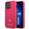 Etui Guess Saffiano 4G Small Metal Logo na iPhone 13 Pro Max - różowe