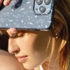 Etui UNIQ Coehl Prairie na iPhone 15 Pro - granatowe