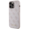 Etui Guess 4G Metal Gold Logo na iPhone 15 Pro Max - różowe