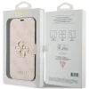 Etui Guess 4G Metal Logo na iPhone 15 / 14 / 13 - różowe