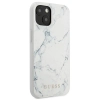 Etui Guess Marble Collection na iPhone 13 mini - białe