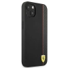 Etui Ferrari On Track Carbon Stripe na iPhone 13 mini - czarne