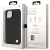 Etui BMW Leather Quilted na iPhone 14 - czarne