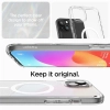 Etui Spigen Crystal Hybrid MagSafe na iPhone 15 - przezroczysto-białe