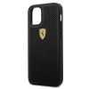 Etui Ferrari On Track Perforated na iPhone 12 mini - czarne