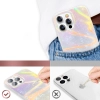 Kingxbar Shell Series luksusowe eleganckie etui na iPhone 13 Pro perłowy-różowy