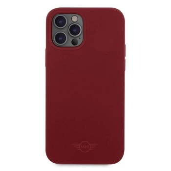 Etui Mini Morris Silicone Tone On Tone na iPhone 12 / iPhone 12 Pro - czerwone