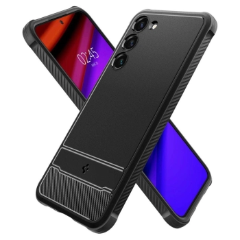 Etui Spigen Rugged Armor na Samsung Galaxy S23+ - czarny mat