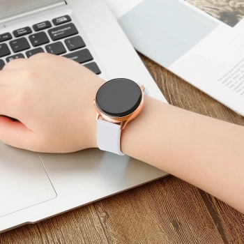 Silicone Strap TYS opaska do smartwatcha zegarka uniwersalna 22mm różowy