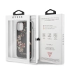 Etui Guess N.4 Flower Collection na iPhone 11 Pro Max - czarne