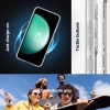 Etui Spigen Ultra Hybrid OneTap Ring z MagSafe na Samsung Galaxy S23 FE - przezroczysto-czarne