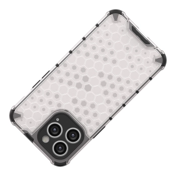 Honeycomb etui iPhone 14 Pro pancerny hybrydowy pokrowiec niebieskie