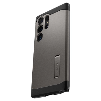 Etui Spigen Tough Armor na Samsung Galaxy S24 Ultra - metaliczny szary