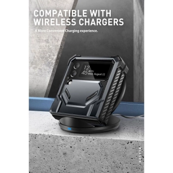 Etui Supcase IBLSN ArmorBox na Samsung Galaxy Z Flip 4 - czarne