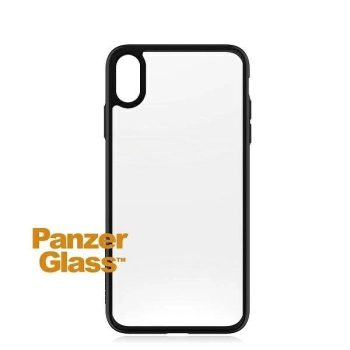 Etui PanzerGlass ClearCase na iPhone Xs Max - przezroczysto-czarne