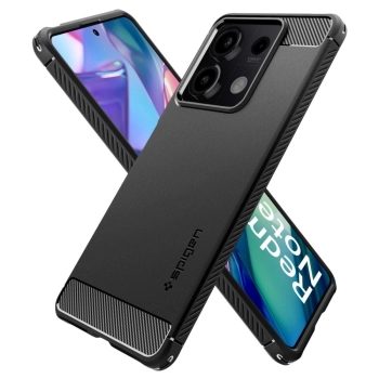 Etui Spigen Rugged Armor na Xiaomi Redmi Note 13 5G - czarny mat