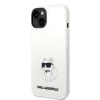 Etui Karl Lagerfeld Silicone Choupette MagSafe na iPhone 14 - białe