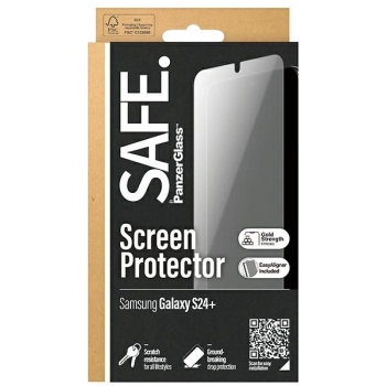 Szkło hartowane SAFE by PanzerGlass Ultra-Wide Fit na Samsung Galaxy S24+
