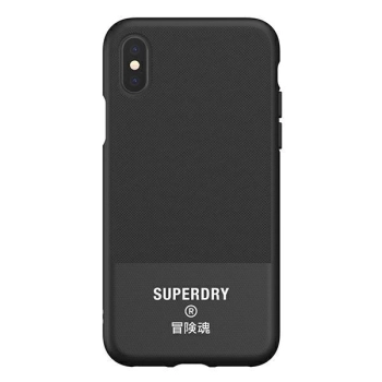 Etui SuperDry Moulded Canvas na iPhone X / Xs - czarne