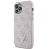 Etui Guess Crossbody 4G Metal Logo na iPhone 12 / iPhone 12 Pro - różowe