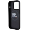 Etui BMW Quilted Tricolor MagSafe na iPhone 15 Pro - czarne