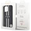 Etui Guess 4G Printed Stripes MagSafe na iPhone 13 Pro Max - czarne