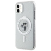 Etui Karl Lagerfeld Karl&Choupette Glitter MagSafe na iPhone 11 / Xr - przezroczyste