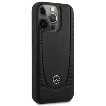 Etui Mercedes Leather Urban do iPhone 15 Pro - czarne