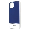 Etui Mini Morris Stripe Collection iPhone 12 Pro Max - granatowe