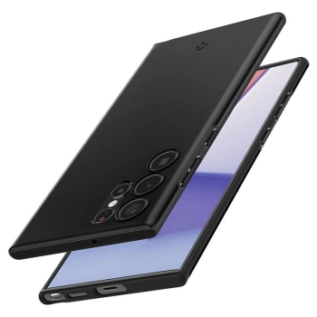 Etui Spigen Thin Fit na Samsung Galaxy S22 Ultra - czarne