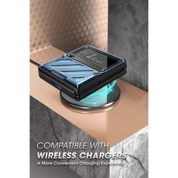 Etui Supcase Unicorn Beetle Pro na Samsung Galaxy Z Flip 4 - niebieskie