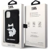 Etui Karl Lagerfeld Rubber Choupette 3D na iPhone 11 / Xr - czarne