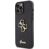 Etui Guess Glitter Script Big 4G na iPhone 13 Pro Max - czarne