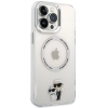 Etui Karl Lagerfeld Iconic Karl&Choupette Magsafe na iPhone 13 Pro Max - przezroczyste