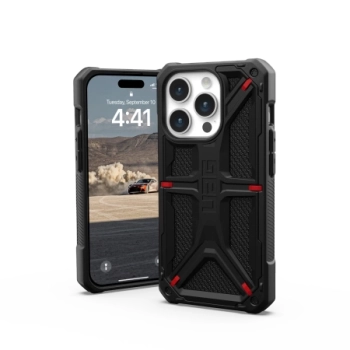 Etui UAG Monarch do iPhone 15 Pro - czarny kevlar