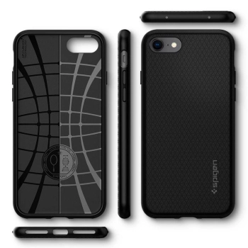 Etui Spigen Liquid Air na iPhone 7 / 8 / SE 2020 / SE 2022 - czarne
