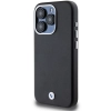 Etui BMW Signature Wrapped Metal MagSafe na iPhone 15 Pro - czarne
