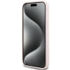 Etui Karl Lagerfeld Silicone Karl Script na iPhone 15 - różowe