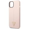 Etui Guess Silicone Triangle na iPhone 14 - różowe