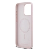 Etui Karl Lagerfeld Silicone Karl&Choupette Ring MagSafe na iPhone 15 Pro Max - różowe