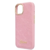 Etui Guess Croco Collection na iPhone 14 Plus - różowe