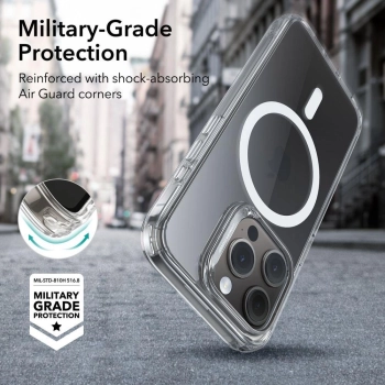 Etui ESR Classic Hybrid Halolock MagSafe na iPhone 15 Pro Max - przezroczyste