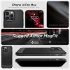 Etui Spigen Rugged Armor Mag z MagSafe na iPhone 14 Pro Max - czarny mat
