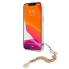 Etui Guess Gold Chain na iPhone 13 mini - brązowe cętki