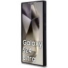Etui AMG Silicone Carbon Pattern MagSafe na Samsung Galaxy S24 Ultra - czarne