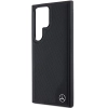 Etui Mercedes Leather Debossed Line MagSafe na Samsung Galaxy S24 Ultra - czarne