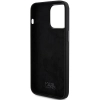 Etui Karl Lagerfeld Silicone Choupette Metal Pin na iPhone 15 Pro - czarne