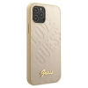 Etui Guess Iridescent Love Script Gold Logo na iPhone 12 Pro Max - złote